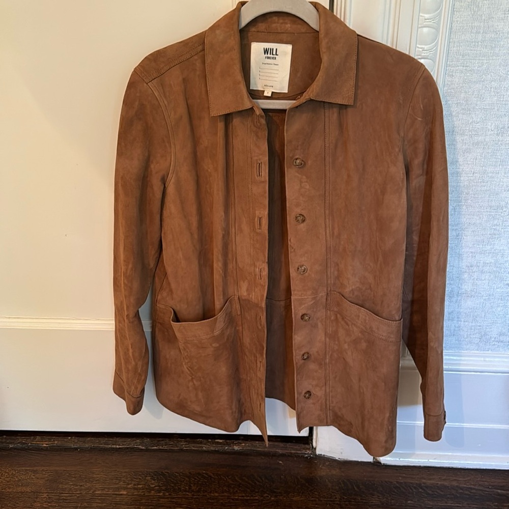Suede Sezane jacket